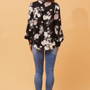 Belle Balloon Sleeve Floral Shirt