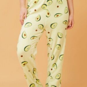 Lee Avocado Print Plush Pyjama P