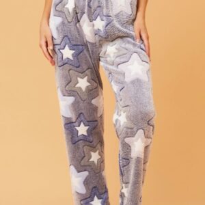 Lee Star Print Plush Pyjama Pant