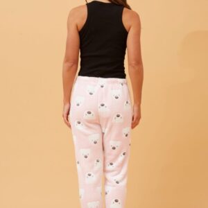 Lee Teddy Print Plush Pyjama Pant