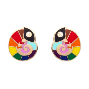 Carmel's Colourful Enamel Stud Earrings 1