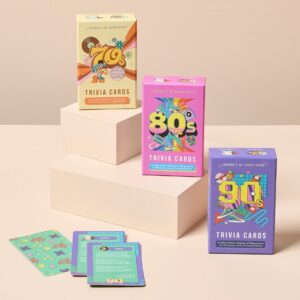 80s 90s 70s Trivia Cards