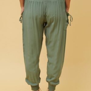 Solid Harem Pants P510678 Sage 7 A